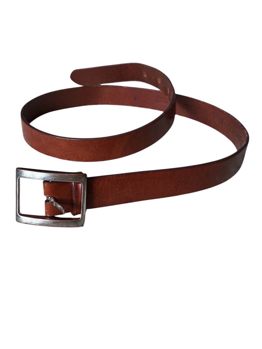Banana Republic Vintage Women's Brown Leather Belt Made in USA Size Small